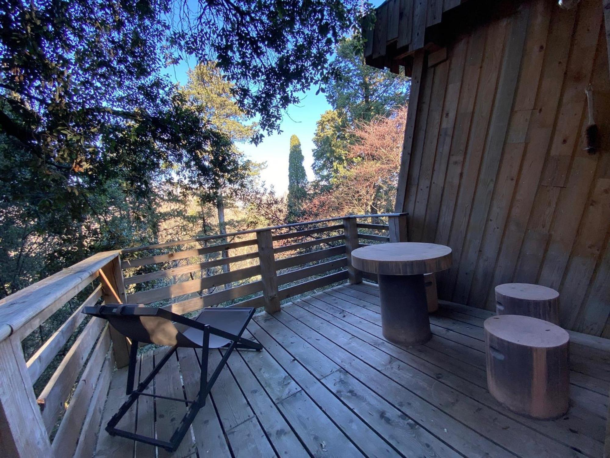 Les Cabanes Dans Les Bois Logis Hotel Villedubert 외부 사진