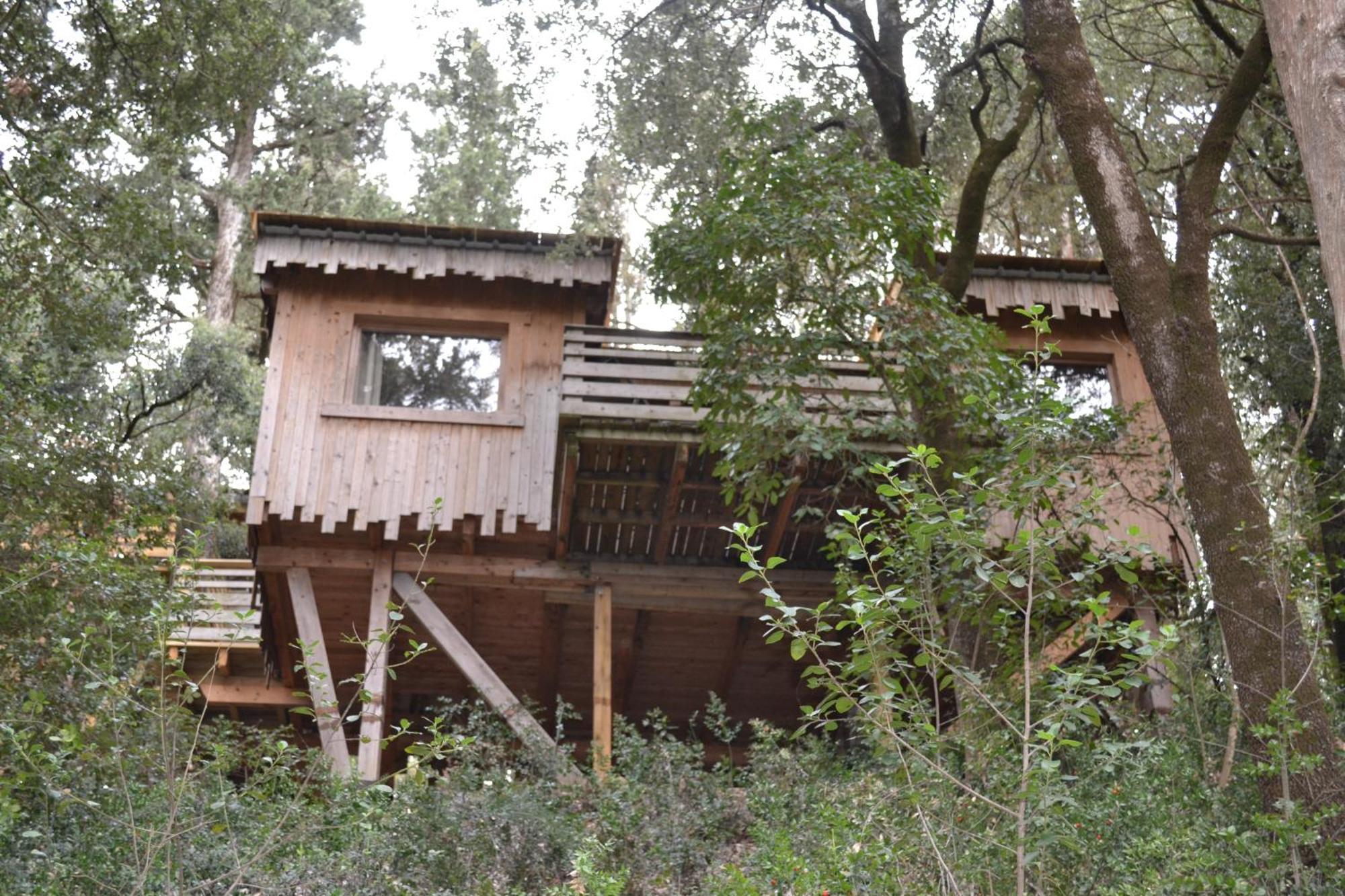 Les Cabanes Dans Les Bois Logis Hotel Villedubert 외부 사진